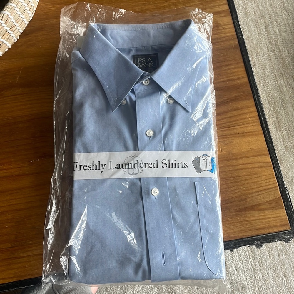 Jos A. Bank Men’s Button Dress Polo (SIZE 17-34)